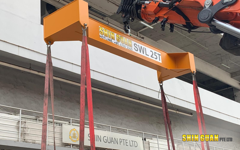 modern looking crane